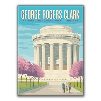 George Rogers Clark Memorial Magnet| American Made Magnet