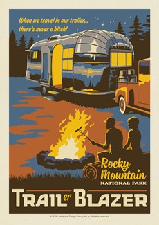 Rocky Mountain NP Trailblazer Postcard | Postcards