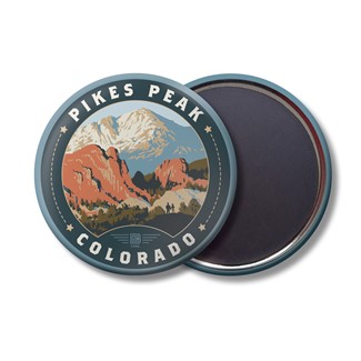 Pikes Peak Circle Magnet| Circle Magnets