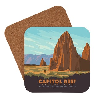 Capitol Reef Cathedral Valley Coaster | Made in the USA