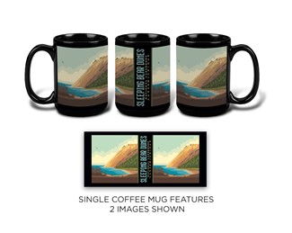Sleeping Bear Dunes National Lakeshore Black Mug