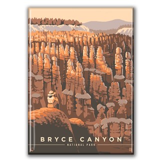 Bryce Canyon NP Hoodoo Valley Magnet| Metal Magnet