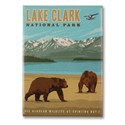 Lake Clark Metal Magnet