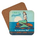 Rainy Lake Mermaid Queen Coaster