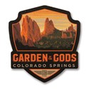 Garden of the Gods, CO Wooden Emblem Magnet