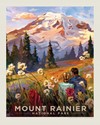 Mt. Rainier Moment in the Meadow 8" x10" Print