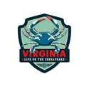 VA Crab Emblem Sticker