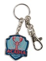 Acadia Lobster Emblem Pewter Key Ring