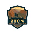 Zion Angels Landing Emblem Sticker