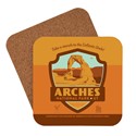 Arches NP Emblem Print Coaster