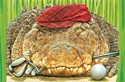 Golfing Gator Folded - W/Env