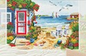 Summer Beach Cottage (FR) Folded - W/Env