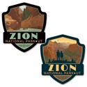 Zion Angels Landing/The Narrows Car Coaster PK of 2