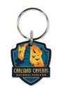 Carlsbad Caverns NP Emblem Wooden Key Ring