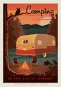 Camping is for Nature Lovers Single Magnet
