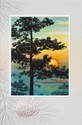 Sunset Through Pines (BDIN) Folded - W/Env