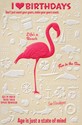 Flamingo Pattern Folded - W/Env