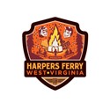 "Harpers Ferry WV" Emblem Sticker