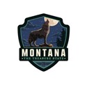 MT Wolf Emblem Sticker