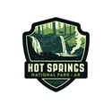 Hot Springs NP Emblem Sticker