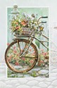 Retro Bike & Basket (AWIN) Folded - W/Env