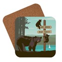 Lake House Sign Post Coaster