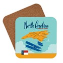 North Carolina Map Coaster
