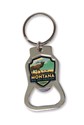 Montana Big Sky Country Elk Bottle Opener Key Ring