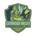 Cuyahoga Valley National Park Emblem Wooden Magnet