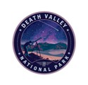 Death Valley NP Star Gazing Circle Sticker