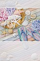 HYDRANGEA & FLIP FLOPS (MD) FOLDED - W/ENV
