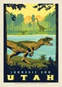 Utah In The Jurassic Era Postcard (Single)