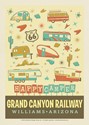 Grand Canyon Railway Happy Camper Postcard (Single)