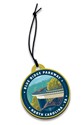 Blue Ridge Parkway Linn Cove Viaduct Circle Wood Ornament