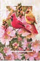CARDINALS IN MALLOW (FR) FOLDED - W/ENV