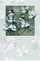 Springtime Chickadees Folded - W/Env