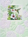 Hummingbird Hello (BK) Petite Folded - W/Env