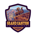 Grand Canyon NP Bright Angel Trail Emblem Magnet