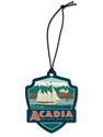 Acadia NP Bass Harbor Head Emblem Wood Ornament