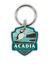 Acadia NP Emblem Wood Key Ring