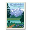 Rocky Mountain NP Wildflowers Vertical Sticker
