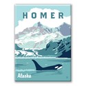 Homer Alaska Scenic Magnet