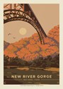New River Gorge Looking Up Postcard