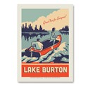 Lake Burton Go Boating! Vert Sticker