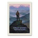 Great Smoky Mountain Hiker Vert Sticker