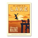 Ellsworth Go Jump In A Lake Vert Sticker