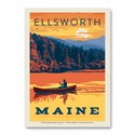 Ellsworth Lobster Pattern Vertical Sticker