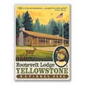 Yellowstone NP Roosevelt Lodge Magnet
