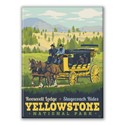 Yellowstone NP Stagecoach Adventure Magnet
