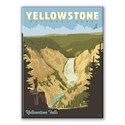Yellowstone NP Yellowstone Falls Hiker Magnet